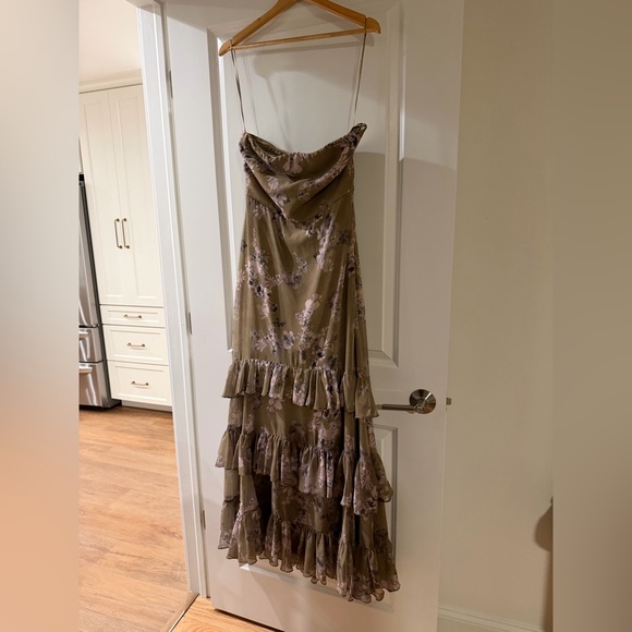 BHLDN Molly Strapless Maxi Dress, NWT - small flaw, Size 8 - Picture 4 of 6